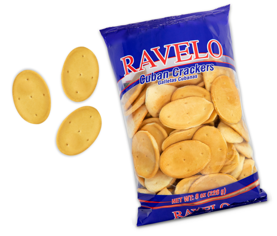 Ravelo Cuban Crackers in plastic bag